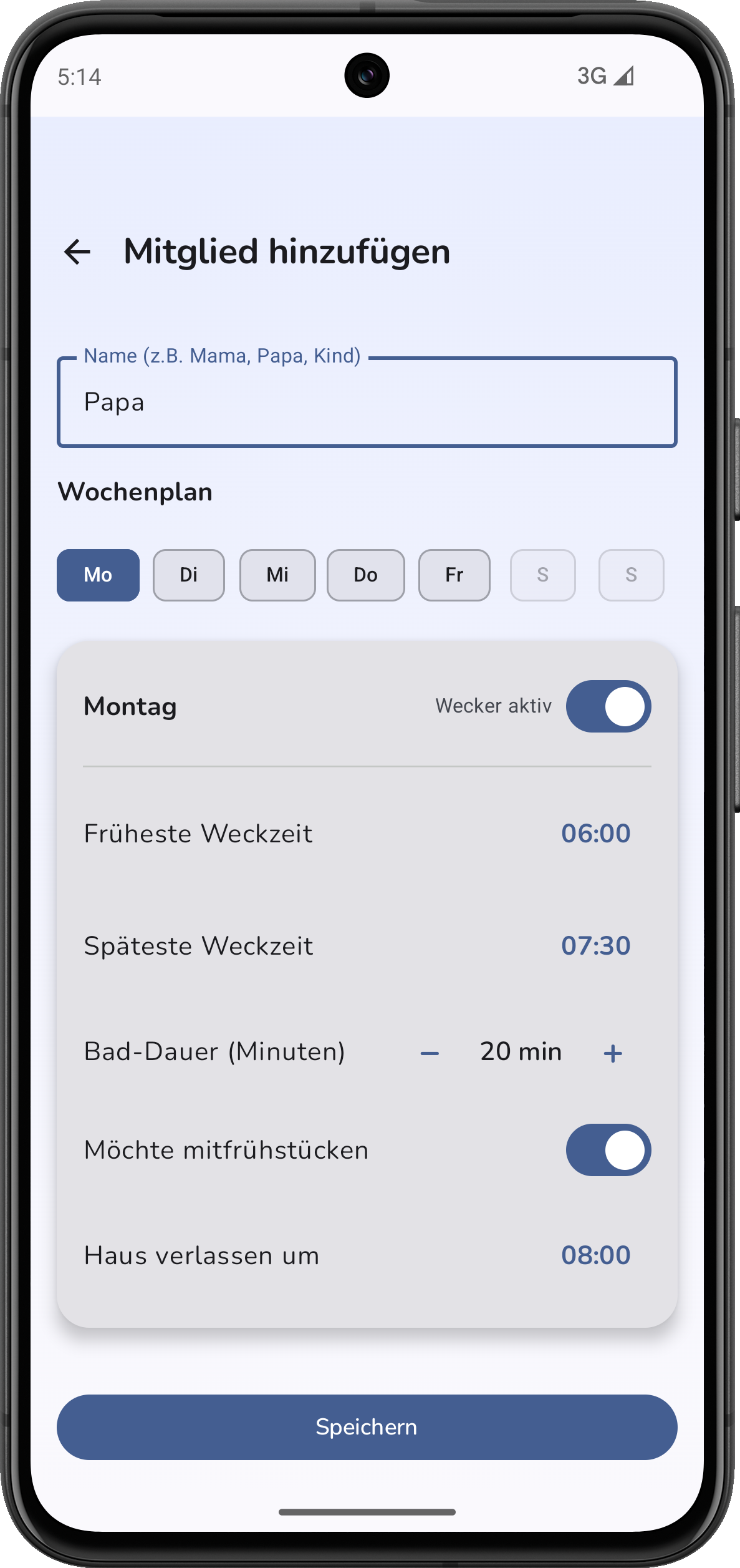 Profil-Einstellungen