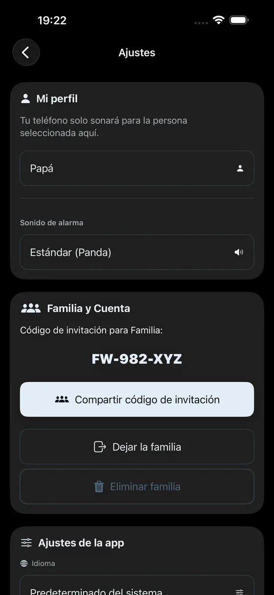 Invitation Code & Family
