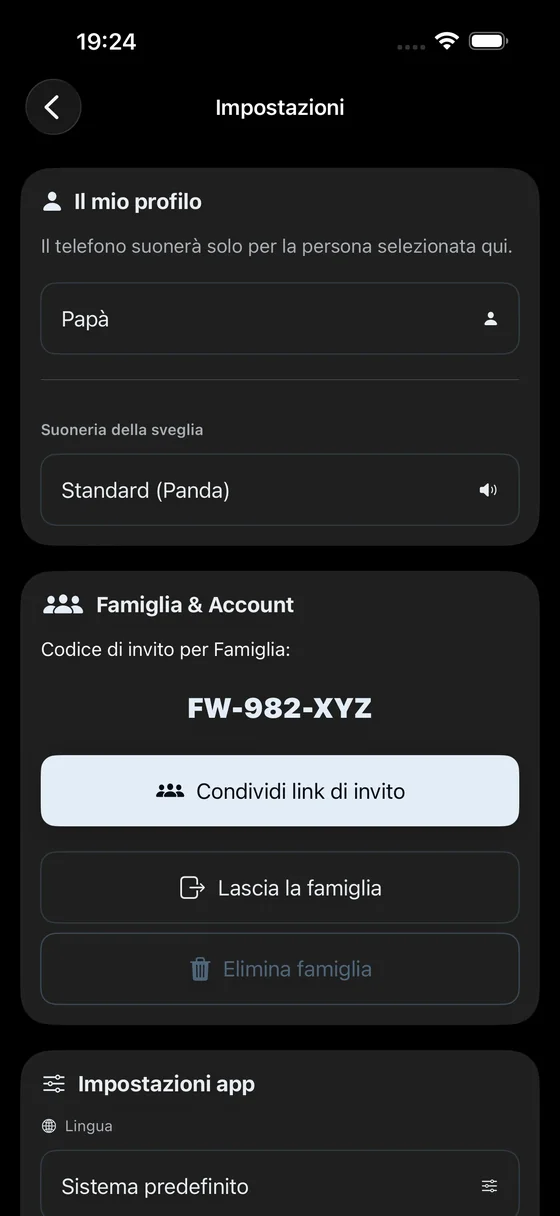 Invitation Code & Family