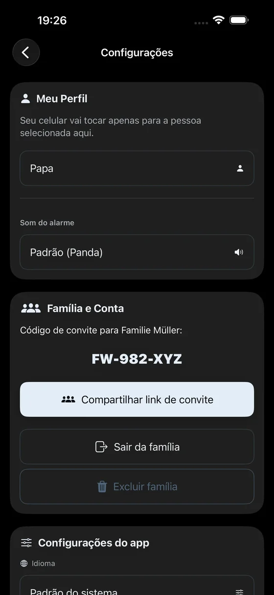 Invitation Code & Family